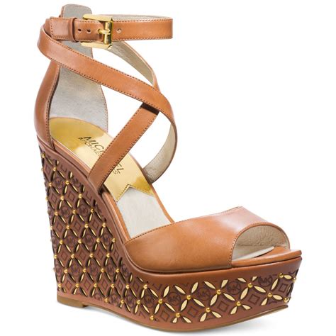 michael kors non slip raised wedges|Michael Kors wedges for women.